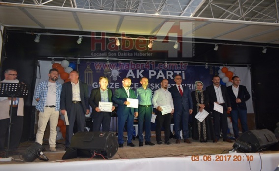 Ak Parti Gebze'de 2000 kişi ile İftarda Buluştu