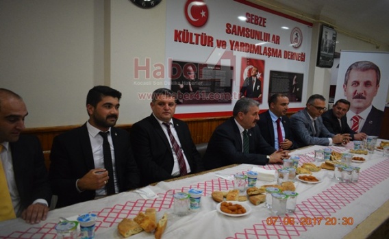 Büyük Birlik Partisi Genel Başkanı Destici Gebzede İftar Açtı