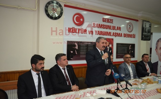 Büyük Birlik Partisi Genel Başkanı Destici Gebzede İftar Açtı