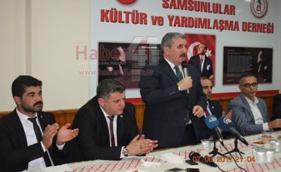 Büyük Birlik Partisi Genel Başkanı Destici Gebzede İftar Açtı