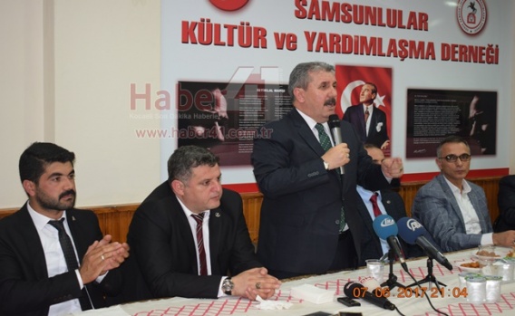 Büyük Birlik Partisi Genel Başkanı Destici Gebzede İftar Açtı