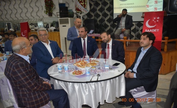 Saadet Partisi Gebze'de iftarda buluştu