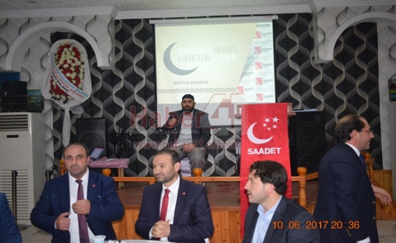 Saadet Partisi Gebze'de iftarda buluştu