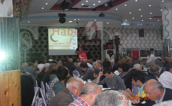 Saadet Partisi Gebze'de iftarda buluştu