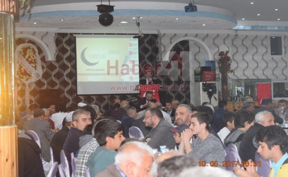 Saadet Partisi Gebze'de iftarda buluştu