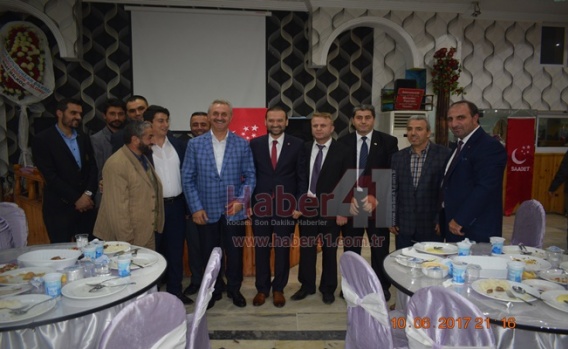 Saadet Partisi Gebze'de iftarda buluştu