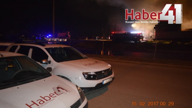 Gebze Kirazpınar'da Korkutan Yangın