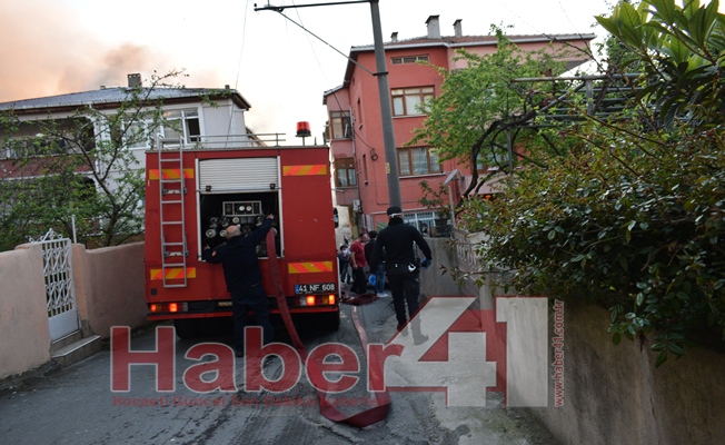 Gebze'de çıkan yangın mahalleliyi korkuttu!