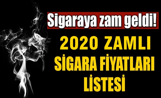 2020 zamlı sigara fiyatları listesi