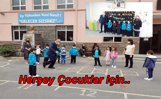 Okul Müdürü Hadi Eroğlu öğrencilerini motive etti!