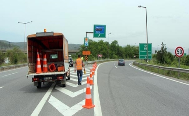 TEM Otoyolu'nda bazı kısımlar trafiğe kapatılacak