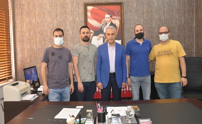 112'de görevli doktorlar Türk Sağlık Sen Kocaeli Şubesini ziyaret ettiler