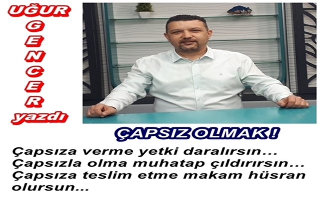 Uğur GENCER yazdı