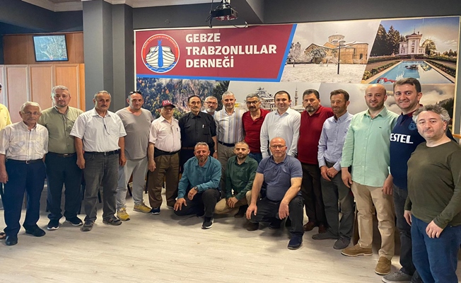 Gebze Trabzonlular Derneği  H. İbrahim Kadıoğlu ile göreve devam dedi