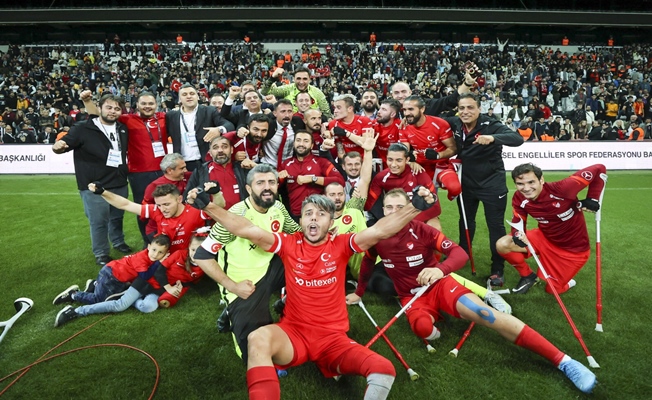 Ampute Futbol Milli Takımı  dünya şampiyonu oldu