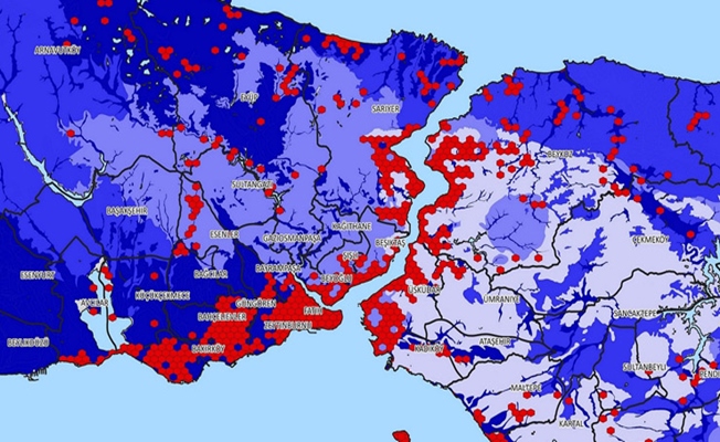 AFAD İstanbul'da deprem riski taşıyan ilçe ve mahalleleri açıkladı!