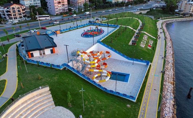 Gölcük Aquapark tamam sıra açılışta