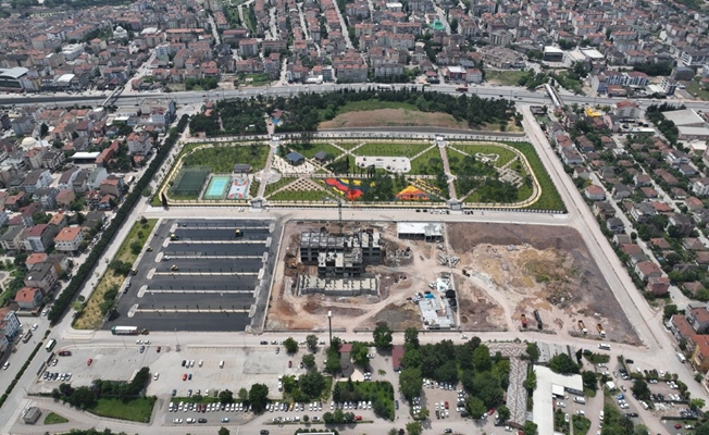 Sağlıklı Yaşam Parkı otoparkı asfaltlandı