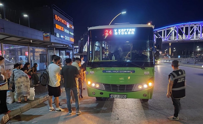Büyükşehir’den toplu taşıma araçlarına denetim