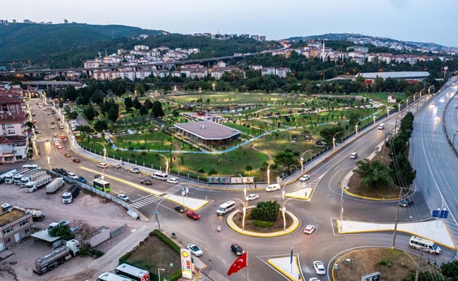 Derince Millet Bahçesi’nde çevre yolları tamam