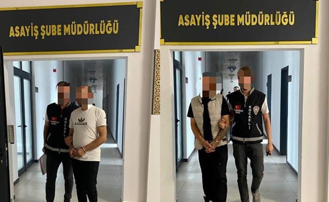 Kartepe'de otomobil çalan şahıslar tutuklandı
