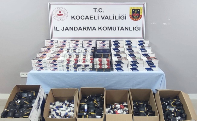 Jandarma'dan Kocaeli'de kaçakçılık operasyonu!