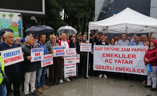 Kocaeli’de emekliler isyan bayrağı açtı!