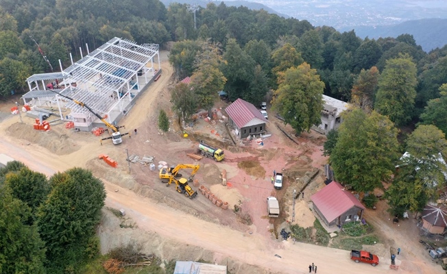 Kuzuyayla’daki sosyal alanlarda hummalı çalışma