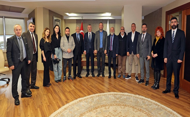 Başkan Büyükakın, KOGACE yönetimini kabul etti