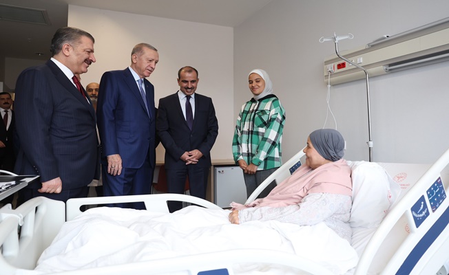 Cumhurbaşkanı Erdoğan'dan Gazze’den gelen hastalara ziyaret