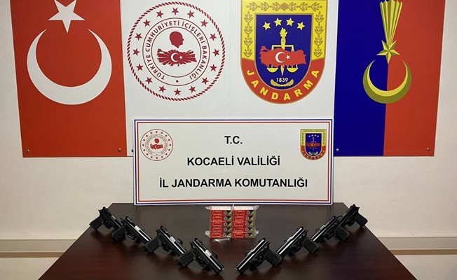 Kocaeli  Jandarmadan silah kaçakçılarına operasyon