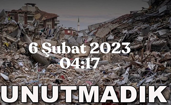 6 Şubat Asrın Felaketi’nin yıl dönümü