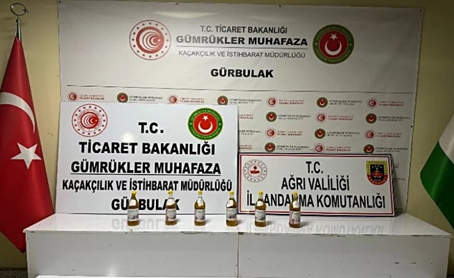 Yağ şişeleri içerisinde uyuşturucu yakalandı