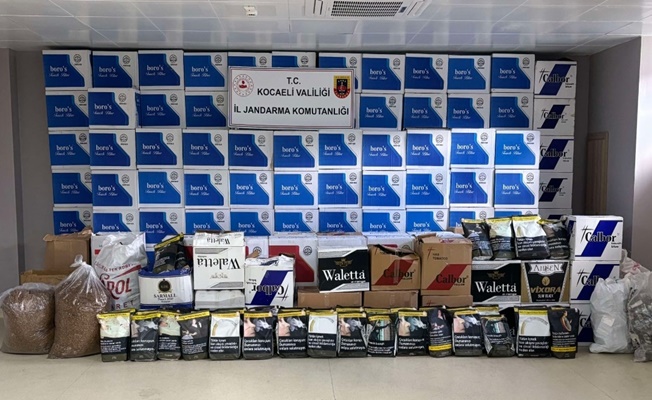 Kocaeli Jandarmadan kaçakçılık operasyonu! Kocaeli Jandarmadan kaçakçılık operasyonu!