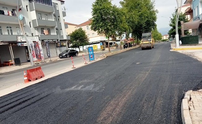 Derince Ertuğrul Gazi Bulvarına üstyapı