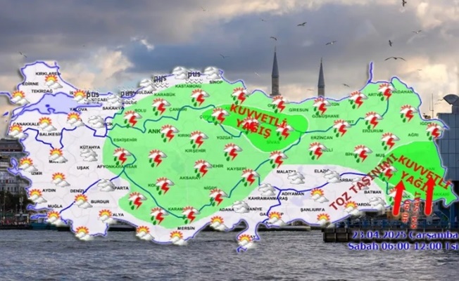 Anadolu'ya kuvvetli yağış uyarısı!