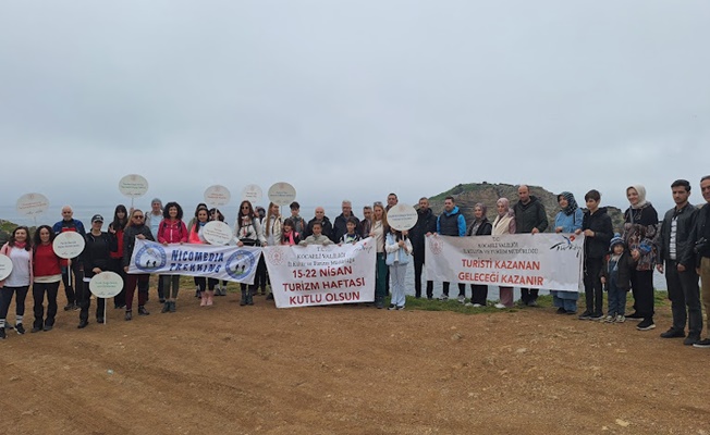 Sardala koyu'nda turizm yürüyüşü düzenlendi