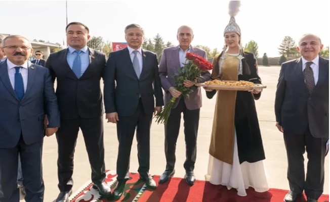 TBMM Başkanı Kurtulmuş Kırgızistan'da
