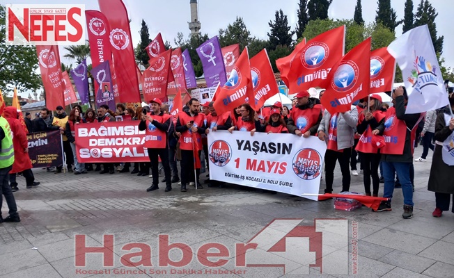 Gebze'de 1 Mayıs coşkuyla kutlandı!
