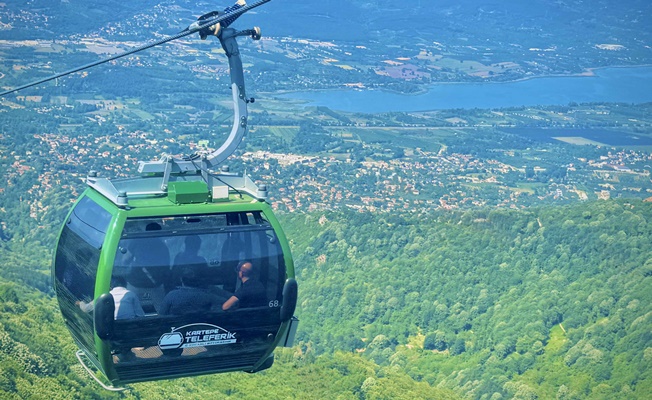 Kartepe Teleferik, bayramda ilgi odağı oldu
