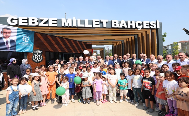 “Millet Bahçesi” Gebze’ye bayram hediyesi
