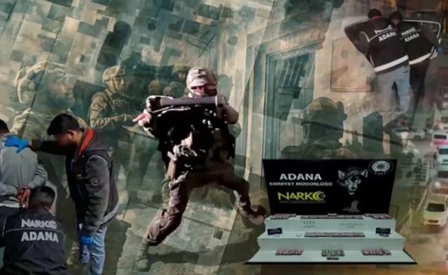 Adana Merkezli Uyuşturucu Operasyonunda 825 Kilo Eroin Ele Geçirildi