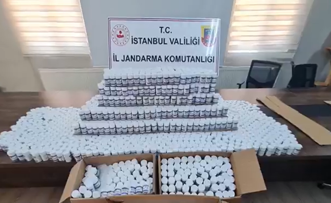 İstanbul’da Operasyonda 1.9 Milyon Hap ve 256 Kg Ham Madde Ele Geçirildi