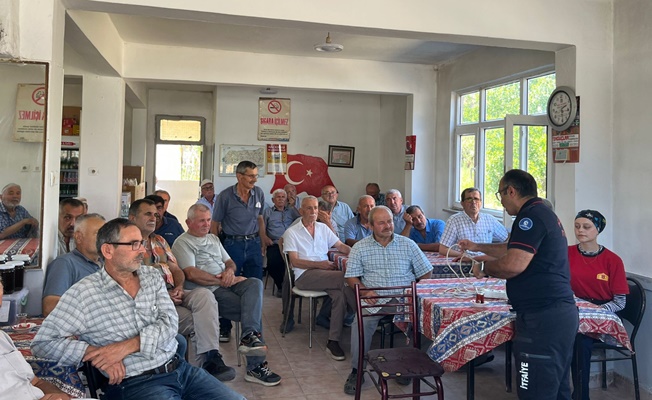 İtfaiyeden yangınlara karşı farkındalık eğitimi