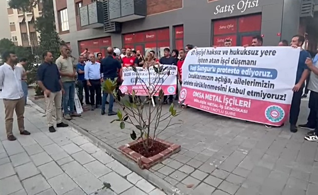 Omsa Metal İşçileri Patronun Evine Dayandı