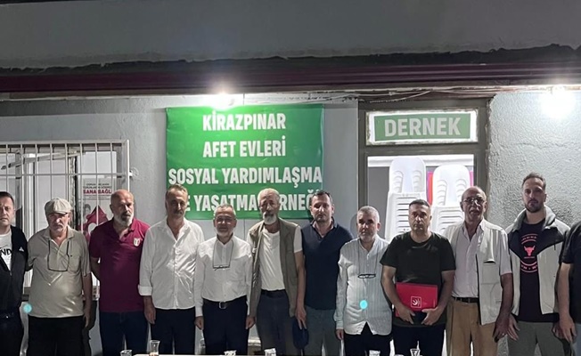 YRP ENGİN KILIÇ ; KİRAZPINAR MAHALLESİ GÜMÜŞHANELİLER YALNIZ DEĞİLLLER.