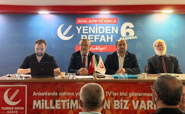 Yeniden Refah Partisi Gebze İlçe Divan toplantısı yapıldı!