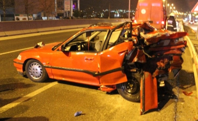 Kocaeli'de Trafik Kazası: 1 Yaralı