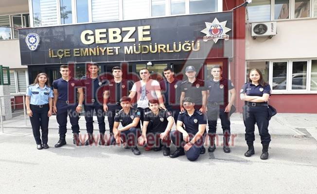 Stajyer polis öğrencileri göreve başladı