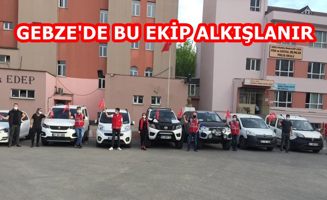 Gebze Sosyal Destek Merkezi 15 araçla sahada